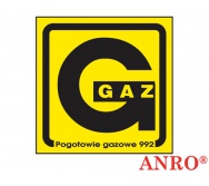 ZNAK BEZPIECZEŃSTWA 02G "GAZ"