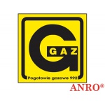 ZNAK BEZPIECZEŃSTWA 02G "GAZ"