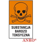ZNAK BEZPIECZEŃSTWA Z-121CH-F „Substancja bardzo toksyczna”