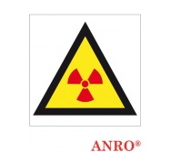 ZNAK  BEZPIECZEŃSTWA ZZ-9KN ''Ostrzeżenie przed substancjami promieniotwórczymi''