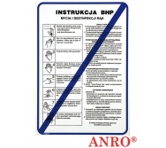 ZNAK  BEZPIECZEŃSTWA Z-IBG01-P Instrukcja BHP „Instrukcja BHP mycia i dezynfekcji rąk”